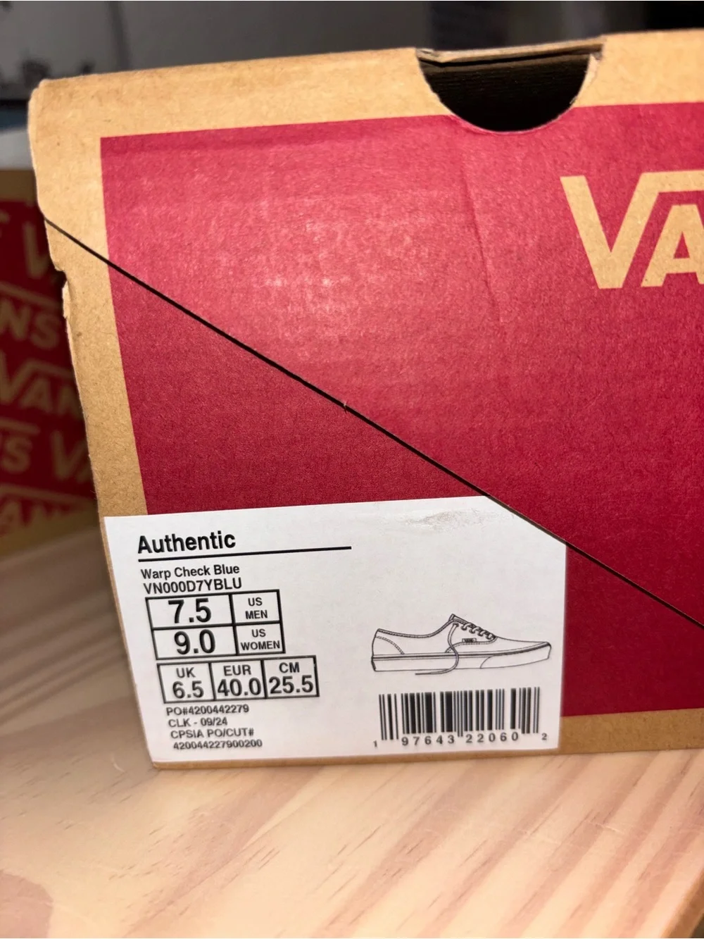 Vans brand new